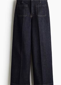 Dark Wash Wide High Denim