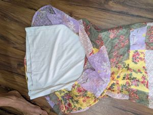 Boho Patchwork Floral Mini Dress
