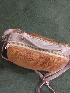 Zara Faux Fur Handbag