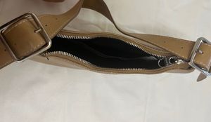 Tan Leather Shoulder Bag
