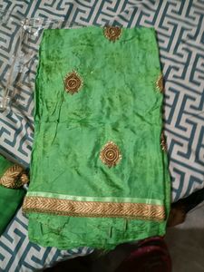 Unstitched Partywear Suit