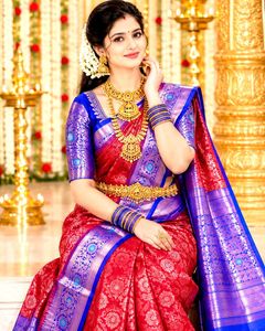 wedding silk saree