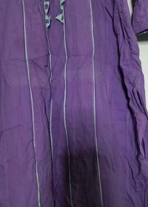 Purple Kurta Set with Dupatta
