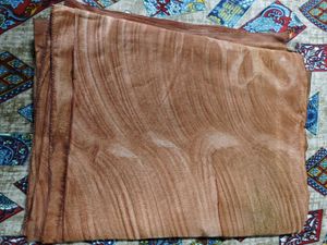 Elegant Brown Saree with Abstract Print