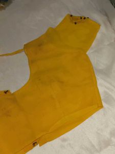 Yellow Embellished Saree