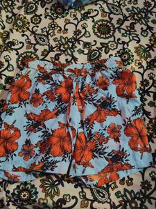 Floral Print Women's Shorts