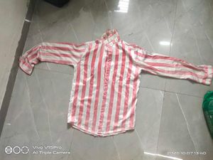 Striped Button-Up Shirt