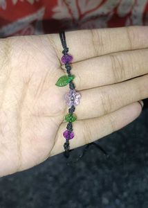 Cute Beaded Bracelet with Charms