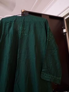 Emerald Green chikankari Kurta