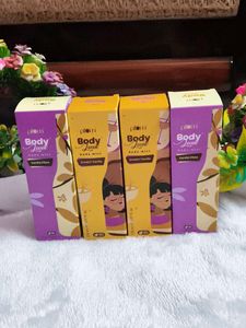 Pack of 4 Plum BodyLovin' Smokin' Vanilla Body Mis