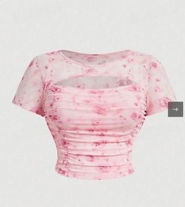 Y2k Beautiful Pink Princess Top