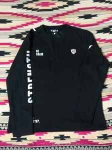 Men's Black "Be Brave" Long Sleeve Tee