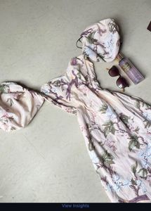 H&M floral Print Off-Shoulder Dress
