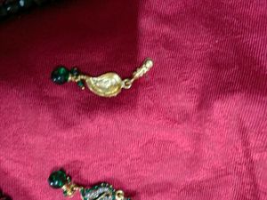 Stones Jewellery Set With Gold