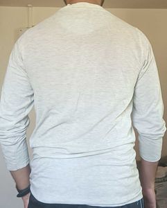Men's Long Sleeve Henley Tee