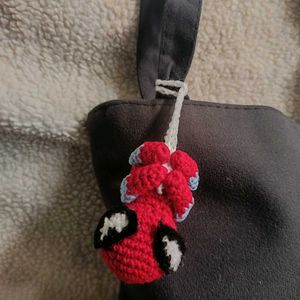 Handmade Spiderman Crochet Charm
