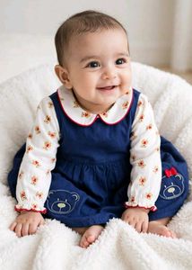 Adorable Baby Girl Dress Set
