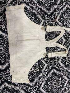 White Denim Dress