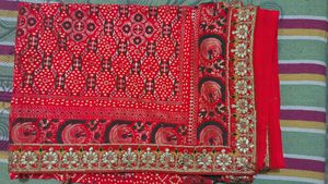 orange stylish saare