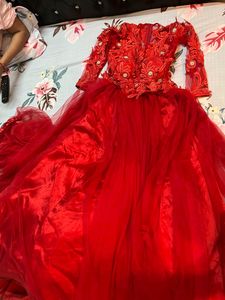 Cherry Red Gown