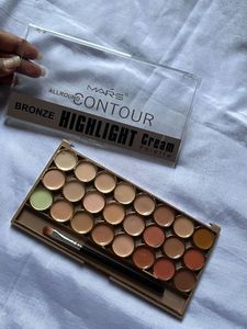 Mars All Round Contour Highlight Cream Palette