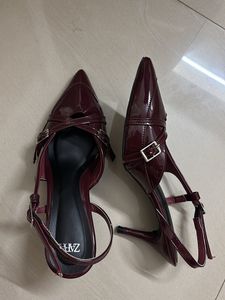 Stylish Burgundy zara Heels