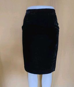 Black Velvet Skirt 😍
