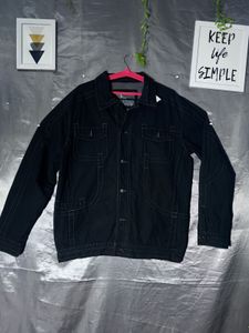 Men's Black Denim Jacket