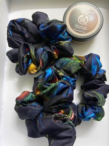Patterned Scrunchie Set