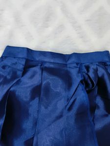 Elegant Royal Blue Ethnic Skirt