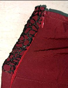 Beautiful Maroon Ethnic Skirt