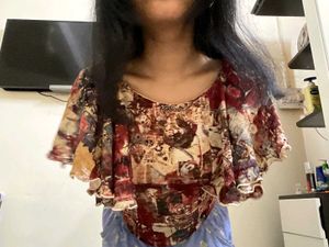 Bohemian crop top