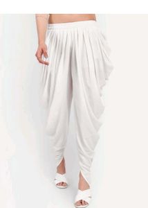 White Dhoti Pants