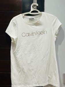 ck supersoft white tshirt