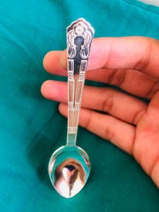 Spoon Pure Silver 100% (wt:14.500g)