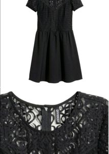 H&amp;M BLACK LACE DRESS 👗