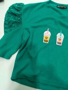 Cute Bubble Tea Graphic Top