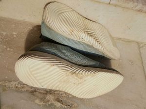 used Light Blue Slip-On Sneakers