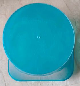 Turquoise Plastic Bin