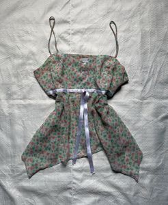 Floral Chiffon Camisole Top