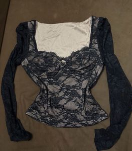 Women's Lace Corset Style Top