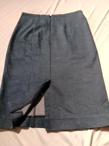Denim Pencil Skirt