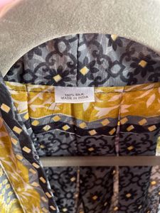 Boho Print Open Front Kimono/Shrug