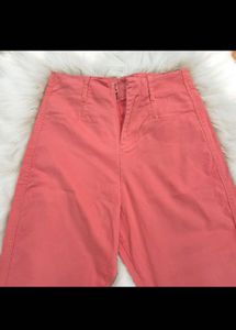 Forever-21 Bootcut Coral Pink Pants