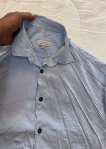 Zara Men Light Blue Dress Shirt