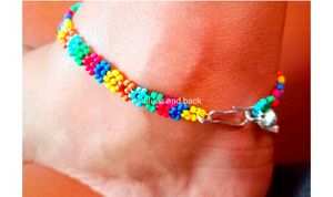 Pair of Colourful Beads Anklet / Bracelet
