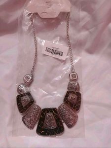 Statement Boho Lepord print Necklace