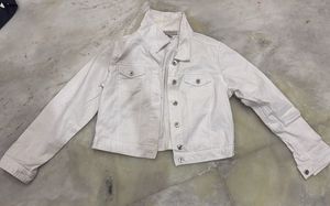 Classic White Denim Jacket