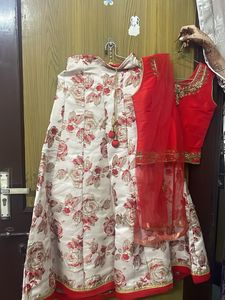 Beautiful Floral Lehenga Choli Set