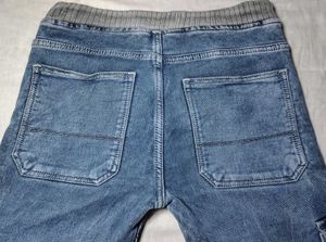 Men's Blue Cargo Jeans